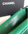 Сумка Ch*nel WOC Wallet On Chain Caviar Green